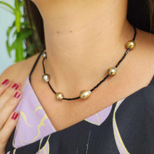 Load image into Gallery viewer, READY TO SHIP Fiji Saltwater Pearl & Bead Necklace - 925 Sterling Silver FJD$