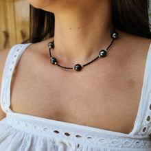 Load image into Gallery viewer, READY TO SHIP Fiji Saltwater Pearl & Bead Necklace - 925 Sterling Silver FJD$