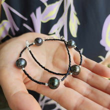 Load image into Gallery viewer, READY TO SHIP Fiji Saltwater Pearl & Bead Necklace - 925 Sterling Silver FJD$