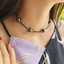 Load image into Gallery viewer, READY TO SHIP Fiji Saltwater Pearl & Bead Necklace - 925 Sterling Silver FJD$