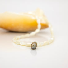 Load image into Gallery viewer, READY TO SHIP Fiji Saltwater Pearl & Mother of Pearl Necklace - 925 Sterling Silver FJD$