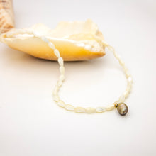 Load image into Gallery viewer, READY TO SHIP Fiji Saltwater Pearl & Mother of Pearl Necklace - 925 Sterling Silver FJD$