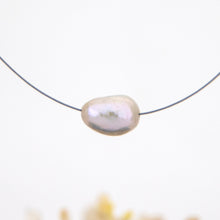 Load image into Gallery viewer, READY TO SHIP Floating Freshwater Pearl Necklace in 925 Sterling Silver - FJD$