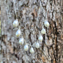 Load image into Gallery viewer, READY TO SHIP Freshwater Pearl Necklace in 925 Sterling Silver - FJD$