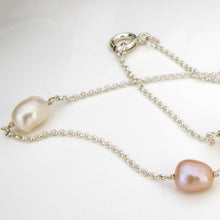 Load image into Gallery viewer, READY TO SHIP Freshwater Pearl Necklace - 925 Sterling Silver FJD$