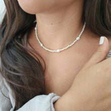 Load image into Gallery viewer, READY TO SHIP Freshwater Pearl Choker Necklace - 925 Sterling Silver FJD$