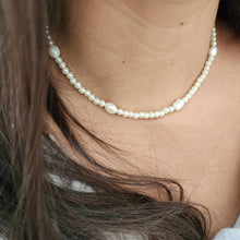 Load image into Gallery viewer, READY TO SHIP Freshwater Pearl Choker Necklace - 925 Sterling Silver FJD$
