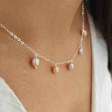 Load image into Gallery viewer, READY TO SHIP Freshwater Pearl Necklace in 925 Sterling Silver - FJD$