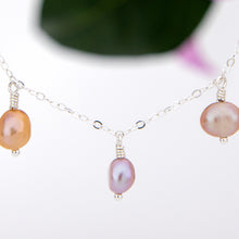 Load image into Gallery viewer, READY TO SHIP Freshwater Pearl Necklace in 925 Sterling Silver - FJD$