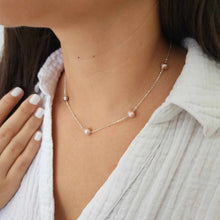 Load image into Gallery viewer, READY TO SHIP Freshwater Pearl Necklace - 925 Sterling Silver FJD$