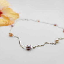 Load image into Gallery viewer, READY TO SHIP Freshwater Pearl Necklace - 925 Sterling Silver FJD$