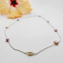 Load image into Gallery viewer, READY TO SHIP Freshwater Pearl Necklace - 925 Sterling Silver FJD$