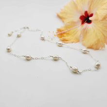 Load image into Gallery viewer, READY TO SHIP Freshwater Pearl Necklace - 925 Sterling Silver FJD$