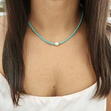 Load image into Gallery viewer, READY TO SHIP Freshwater Pearl & Bead Choker Necklace - 925 Sterling Silver FJD$