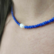 Load image into Gallery viewer, READY TO SHIP Freshwater Pearl & Bead Choker Necklace - 925 Sterling Silver FJD$