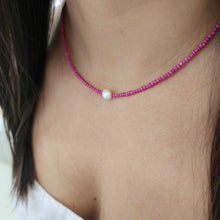 Load image into Gallery viewer, READY TO SHIP Freshwater Pearl & Bead Choker Necklace - 925 Sterling Silver FJD$