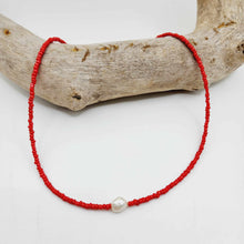 Load image into Gallery viewer, READY TO SHIP Freshwater Pearl & Bead Choker Necklace - 925 Sterling Silver FJD$