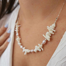 Load image into Gallery viewer, CONTACT US TO RECREATE THIS SOLD OUT STYLE Coral & Freshwater Pearl Necklace - 925 Sterling Silver FJD$
