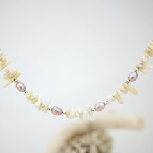 Load image into Gallery viewer, CONTACT US TO RECREATE THIS SOLD OUT STYLE Coral & Freshwater Pearl Necklace - 925 Sterling Silver FJD$