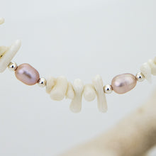 Load image into Gallery viewer, CONTACT US TO RECREATE THIS SOLD OUT STYLE Coral & Freshwater Pearl Necklace - 925 Sterling Silver FJD$