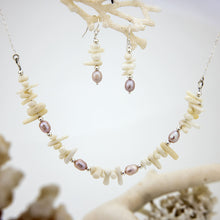 Load image into Gallery viewer, CONTACT US TO RECREATE THIS SOLD OUT STYLE Coral & Freshwater Pearl Necklace - 925 Sterling Silver FJD$