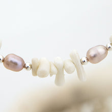 Load image into Gallery viewer, CONTACT US TO RECREATE THIS SOLD OUT STYLE Coral & Freshwater Pearl Necklace - 925 Sterling Silver FJD$