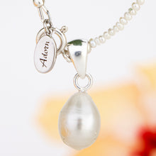 Load image into Gallery viewer, READY TO SHIP Freshwater Pearl Necklace with Civa Fiji Pearl Pendant - 925 Sterling Silver FJD$