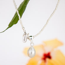 Load image into Gallery viewer, READY TO SHIP Freshwater Pearl Necklace with Civa Fiji Pearl Pendant - 925 Sterling Silver FJD$