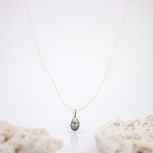 Load image into Gallery viewer, READY TO SHIP Freshwater Pearl Necklace with Civa Fiji Pearl Pendant - 925 Sterling Silver FJD$