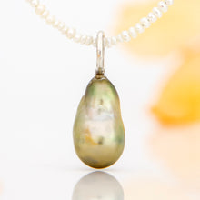 Load image into Gallery viewer, READY TO SHIP Freshwater Pearl Necklace with Civa Fiji Pearl Pendant - 925 Sterling Silver FJD$