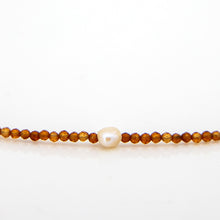 Load image into Gallery viewer, READY TO SHIP Faceted Glass Bead & Freshwater Pearl Necklace - 925 Sterling Silver FJD$