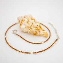 Load image into Gallery viewer, READY TO SHIP Faceted Glass Bead & Freshwater Pearl Necklace - 925 Sterling Silver FJD$