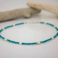 Load image into Gallery viewer, CONTACT US TO RECREATE THIS SOLD OUT STYLE Glass Bead & Freshwater Pearl Choker Necklace - 925 Sterling Silver FJD$