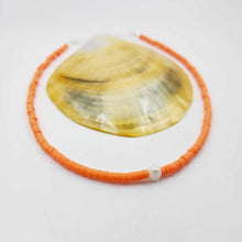 Load image into Gallery viewer, READY TO SHIP Polymer Clay Bead & Freshwater Pearl Choker Necklace - 925 Sterling Silver FJD$