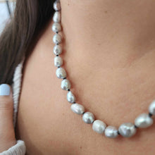 Load image into Gallery viewer, READY TO SHIP Freshwater Pearl Strand Necklace - 925 Sterling Silver FJD$