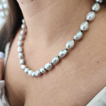 Load image into Gallery viewer, READY TO SHIP Freshwater Pearl Strand Necklace - 925 Sterling Silver FJD$
