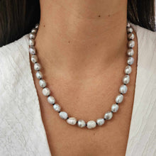 Load image into Gallery viewer, READY TO SHIP Freshwater Pearl Strand Necklace - 925 Sterling Silver FJD$