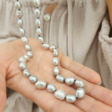 Load image into Gallery viewer, READY TO SHIP Freshwater Pearl Strand Necklace - 925 Sterling Silver FJD$