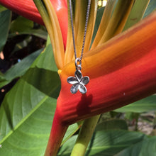 Load image into Gallery viewer, READY TO SHIP Frangipani Charm Necklace - 925 Sterling Silver FJD$