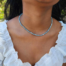 Load image into Gallery viewer, CONTACT US TO RECREATE THIS SOLD OUT STYLE Mother of Pearl Bead Choker Necklace - 925 Sterling Silver FJD$