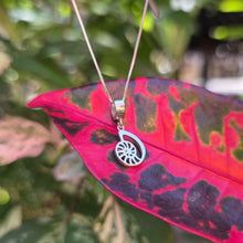 Load image into Gallery viewer, READY TO SHIP Nautilus Shell Charm Necklace - 925 Sterling Silver FJD$