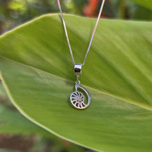 Load image into Gallery viewer, READY TO SHIP Nautilus Shell Charm Necklace - 925 Sterling Silver FJD$