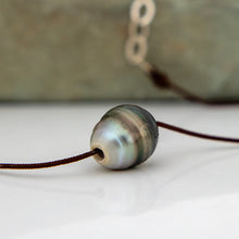 Load image into Gallery viewer, READY TO SHIP Civa Fiji Saltwater Pearl Unisex Necklace - 925 Sterling Silver & Nylon FJD$