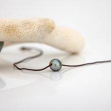 Load image into Gallery viewer, READY TO SHIP Civa Fiji Saltwater Pearl Unisex Necklace - 925 Sterling Silver & Nylon FJD$