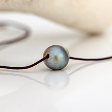 Load image into Gallery viewer, READY TO SHIP Civa Fiji Saltwater Pearl Unisex Necklace - 925 Sterling Silver & Nylon FJD$
