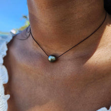 Load image into Gallery viewer, READY TO SHIP Civa Fiji Saltwater Pearl Unisex Necklace - 925 Sterling Silver & Nylon FJD$