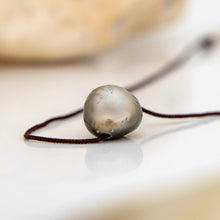 Load image into Gallery viewer, READY TO SHIP Civa Fiji Saltwater Pearl Unisex Necklace - 925 Sterling Silver & Nylon FJD$