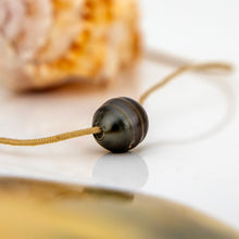 Load image into Gallery viewer, READY TO SHIP Civa Fiji Saltwater Pearl Unisex Necklace - 925 Sterling Silver & Nylon FJD$