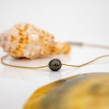 Load image into Gallery viewer, READY TO SHIP Civa Fiji Saltwater Pearl Unisex Necklace - 925 Sterling Silver & Nylon FJD$