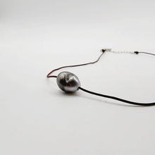 Load image into Gallery viewer, READY TO SHIP Civa Fiji Saltwater Pearl Unisex Necklace - 925 Sterling Silver & Nylon FJD$